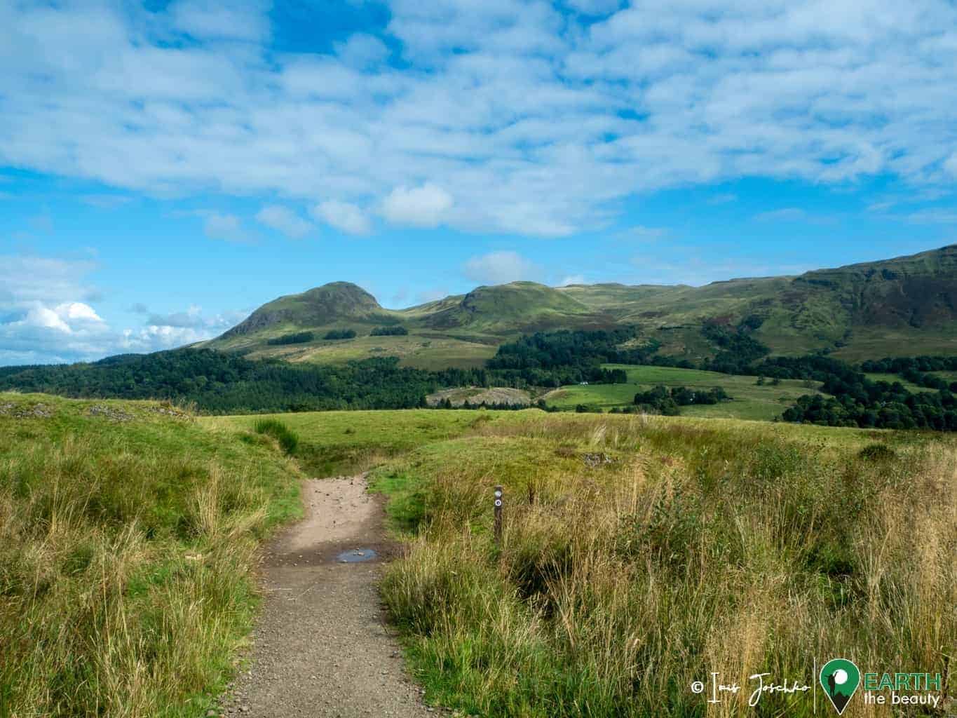 beautiful countryside lowlands of scotland
