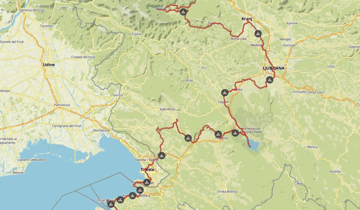 Komoot Maps E-Bike Tour through Europe with my Dog 2019 – Slovenia
