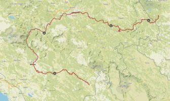 Komoot Karten E-Bike Europatour mit Hund 2019 – Bosnien und Herzegowina